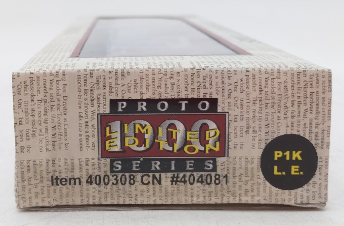 Proto 1000 400308 HO 50' Canadian National Limited Edition Newsprint Car #404081