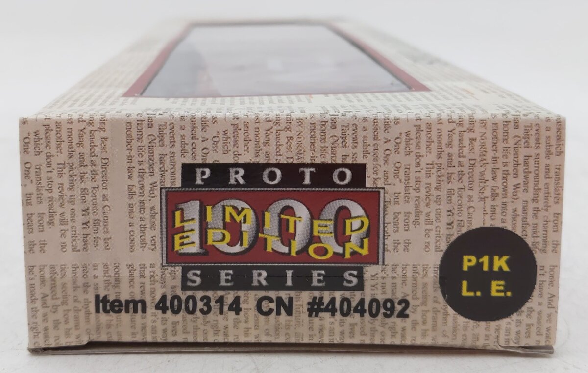 Proto 1000 400314 HO 50' Newsprint Car Canadian National Limited Edition #404092