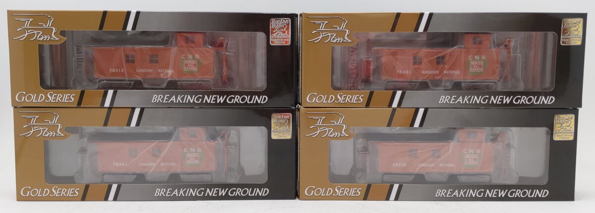 True Line Trains 301211 HO Canadian National Offset-Cupola Wood Van (4)