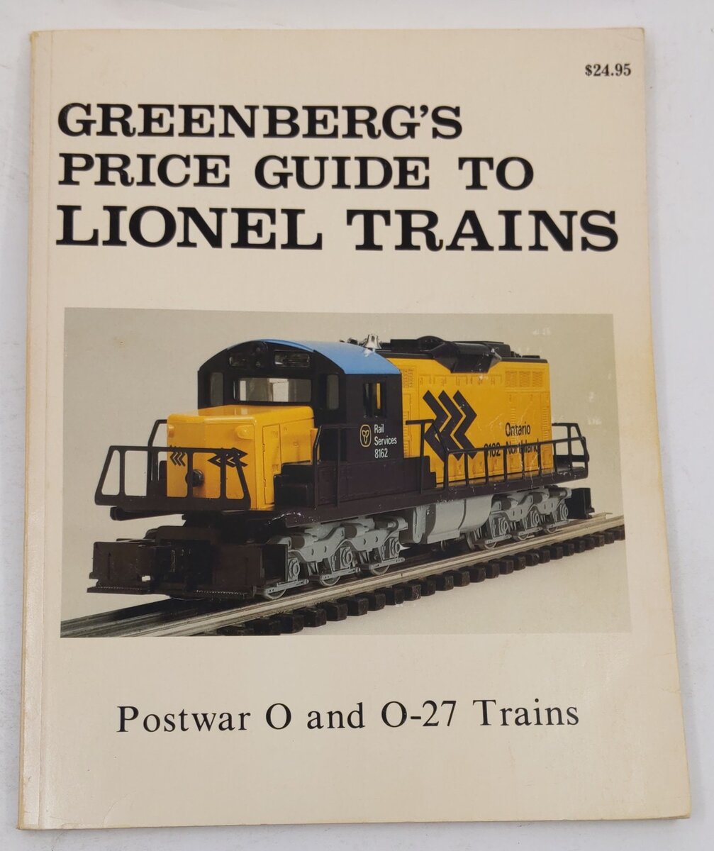 Greenberg's Price Guide to Lionel Trains Postwar O and O-27 Trains Paperback VG