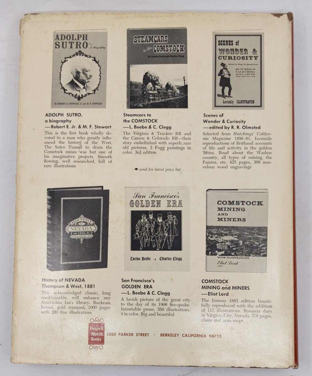 Railroads of Nevada and Eastern California Vol.1 Hardcover By David F. Myrick