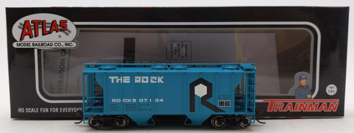 Atlas 20005064 HO Rock Island Trainman PS-2 Covered Hopper #507134