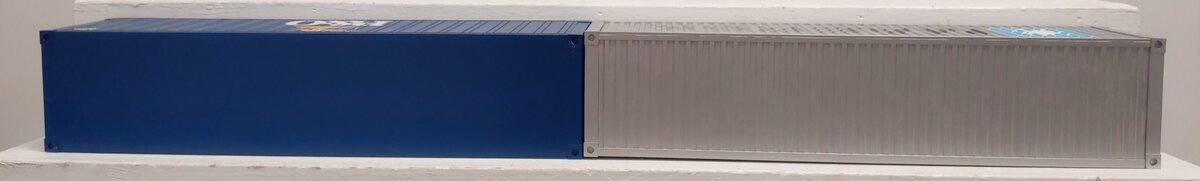 USA Trains G Scale Maersk  & P&O 40' Intermodal Containers #665565 #565584 EX