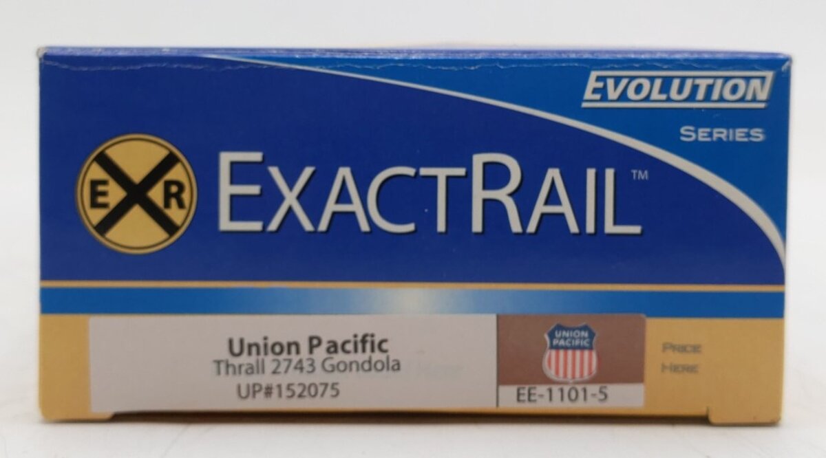 ExactRail EE-1101-5 HO Scale Union Pacific Thrall 2743 Gondola #152075 NIB