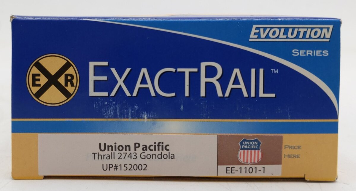 ExactRail EE-1101-1 HO Scale Union Pacific Thrall 2743 Gondola #152002 NIB