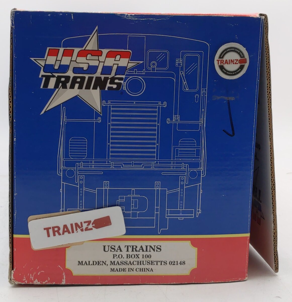 USA Trains 22153 G Gauge New Haven 44-Tonner Powered Diesel Locomotive #0802 EX/Box