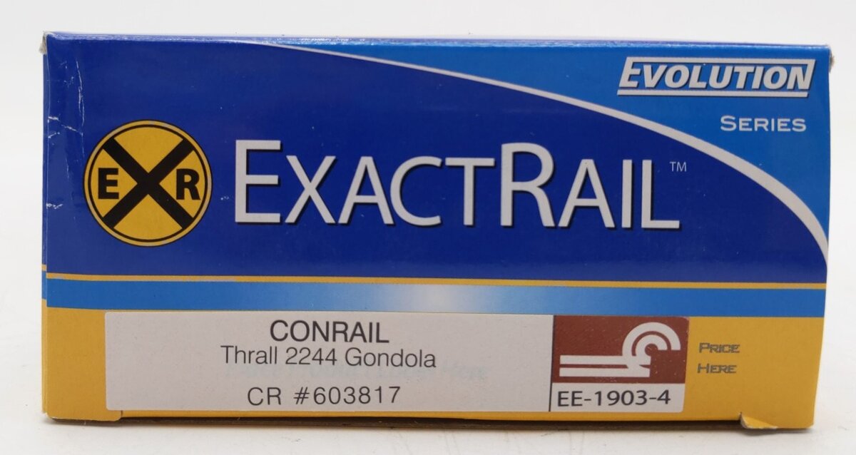 ExactRail EE-1903-4 HO Scale Conrail Thrall 2244 Gondola #603817 LN/Box