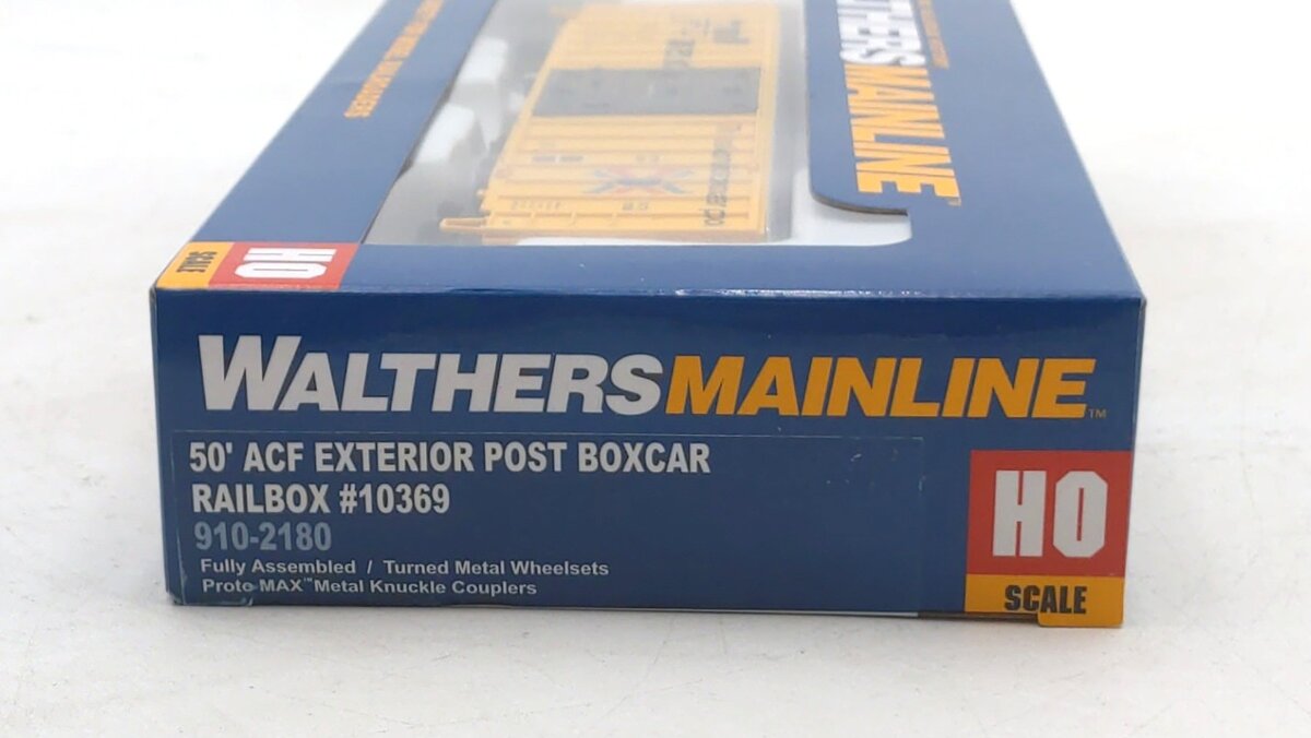 Walthers 910-2180 HO Railbox 50' ACF Exterior Post Boxcar #10369
