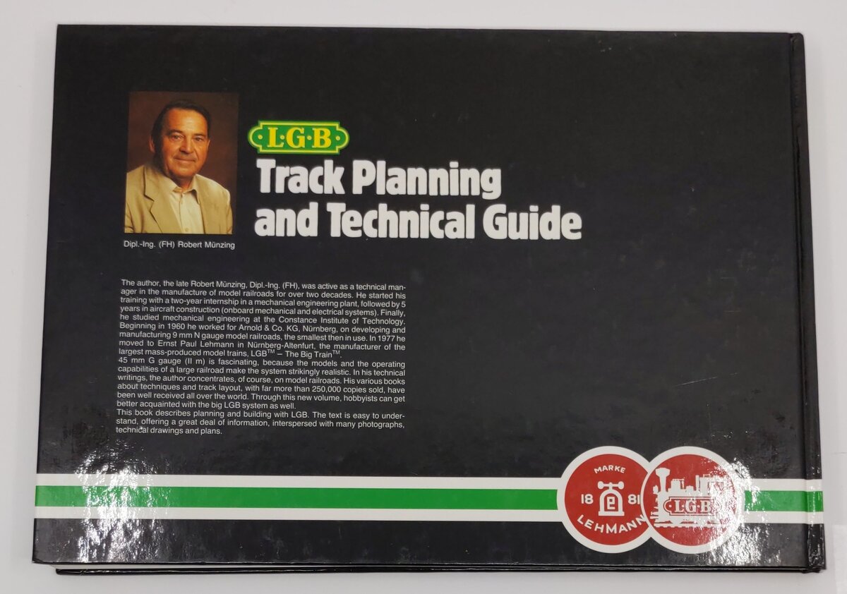 LGB Track Planning and Technical Guide Paperback Book By Robert Munzing EX