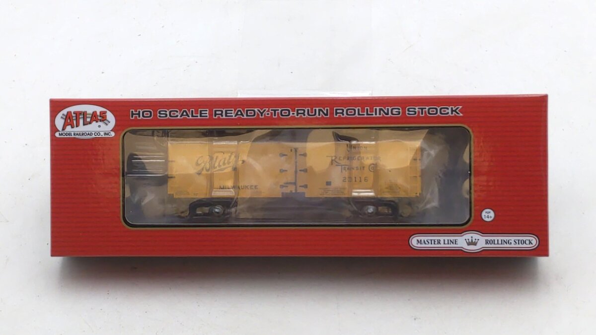 Atlas 20006319 HO Union Refrigerator Transit Blatz Road 40' Wood Reefer #23116