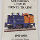 Greenberg's Guide to Lionel Trains 1945-1969 Paperback Book VG
