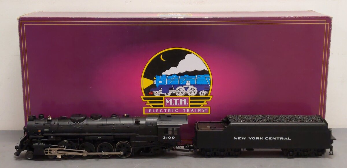 MTH 20-3693-1 O New York Central 4-8-2 L-4a Mohawk Steam Engine #3100 w/PS3