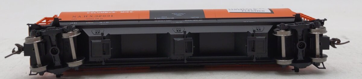 Atlas 20005779 HO Hooker Chemical 3-Bay Cylinder Hopper #32031