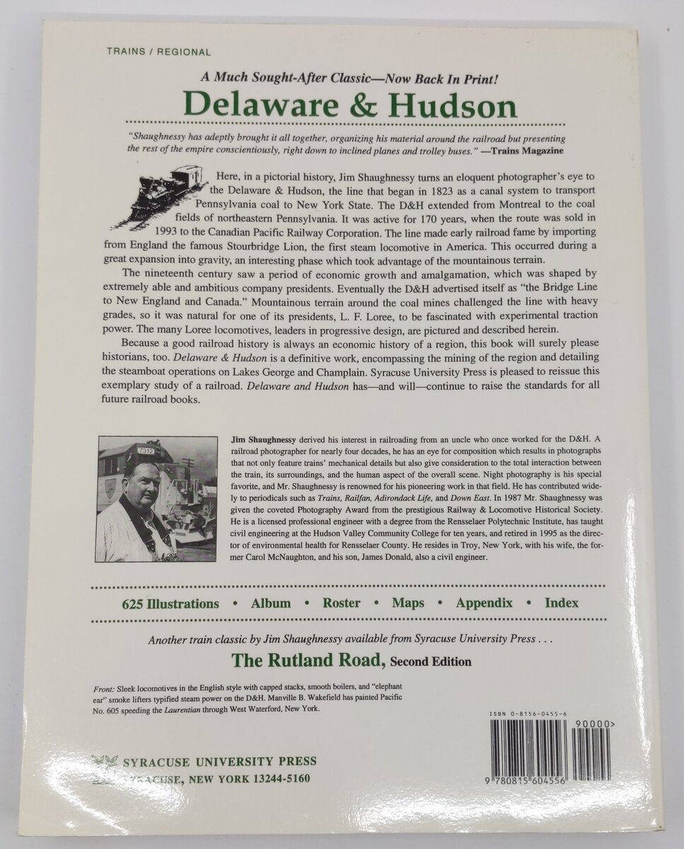 Delaware and Hudson Paperback Book By Jim Shaughnessy EX