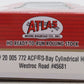 Atlas 20005772 HO WESTROC 3-Bay Cylinder Hopper #45681