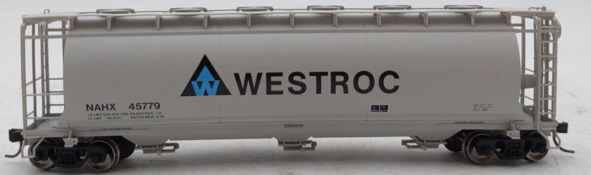 Atlas 20005773 HO WESTROC 3-Bay Cylinder Hopper #45779