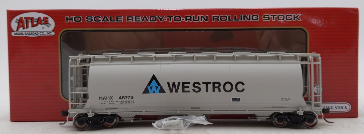 Atlas 20005773 HO WESTROC 3-Bay Cylinder Hopper #45779