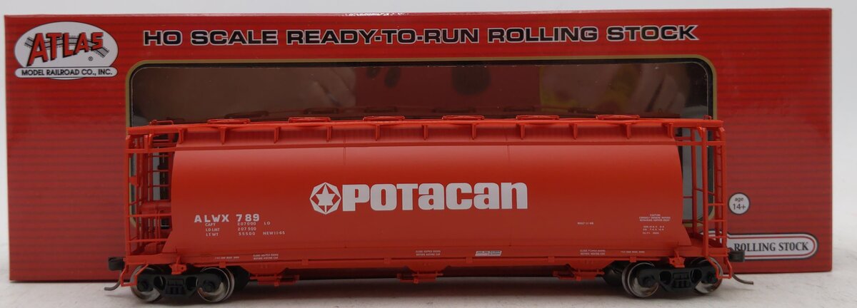 Atlas 20005770 HO Potacan 3-Bay Cylindrical Hopper #789
