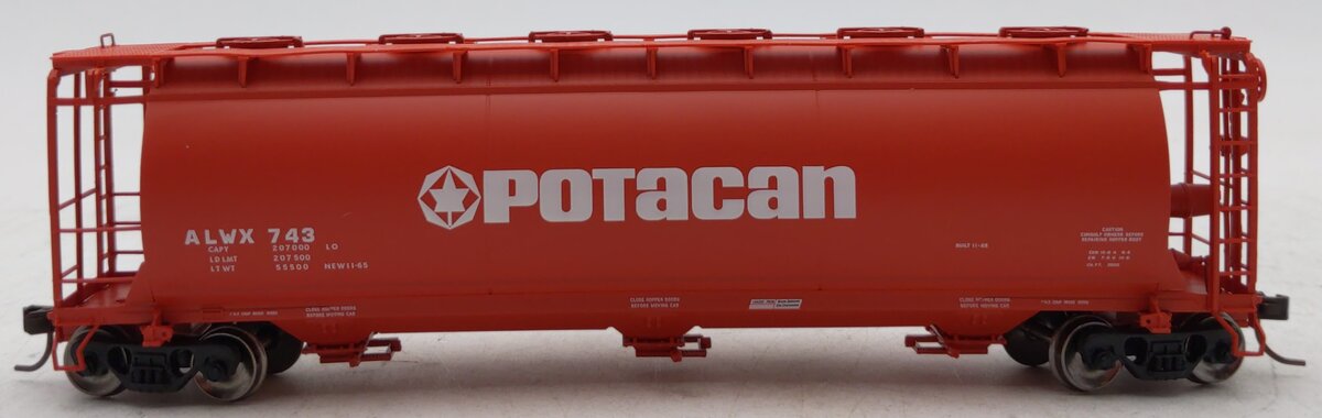 Atlas 20005768 HO POTACAN 3-Bay Cylinder Hopper #743