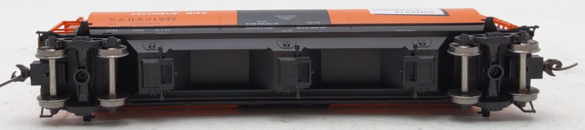 Atlas 20005777 HO Scale Hooker Chemical Road ACF 3-bay Cylindrical Hopper #31957