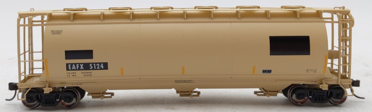 Atlas 20005767 HO Rail Logistics EAFX 3-Bay Cylinder Hopper #5124