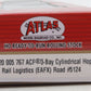 Atlas 20005767 HO Rail Logistics EAFX 3-Bay Cylinder Hopper #5124