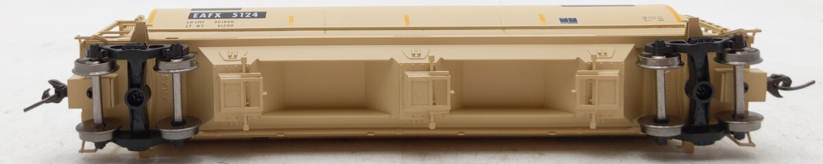 Atlas 20005767 HO Rail Logistics EAFX 3-Bay Cylinder Hopper #5124