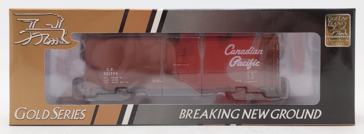 True Line Trains 300105 HO Scale Canadian Pacific Boxcar #221755