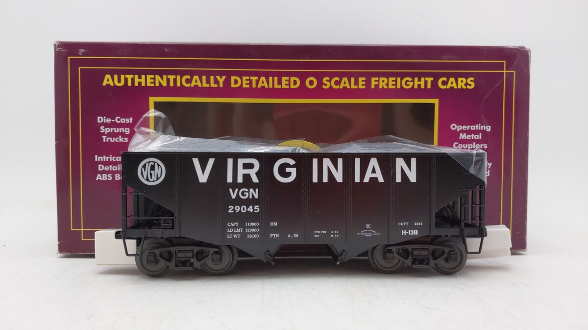 MTH 20-97309 Virginian 2-Bay Fishbelly Hopper #29045