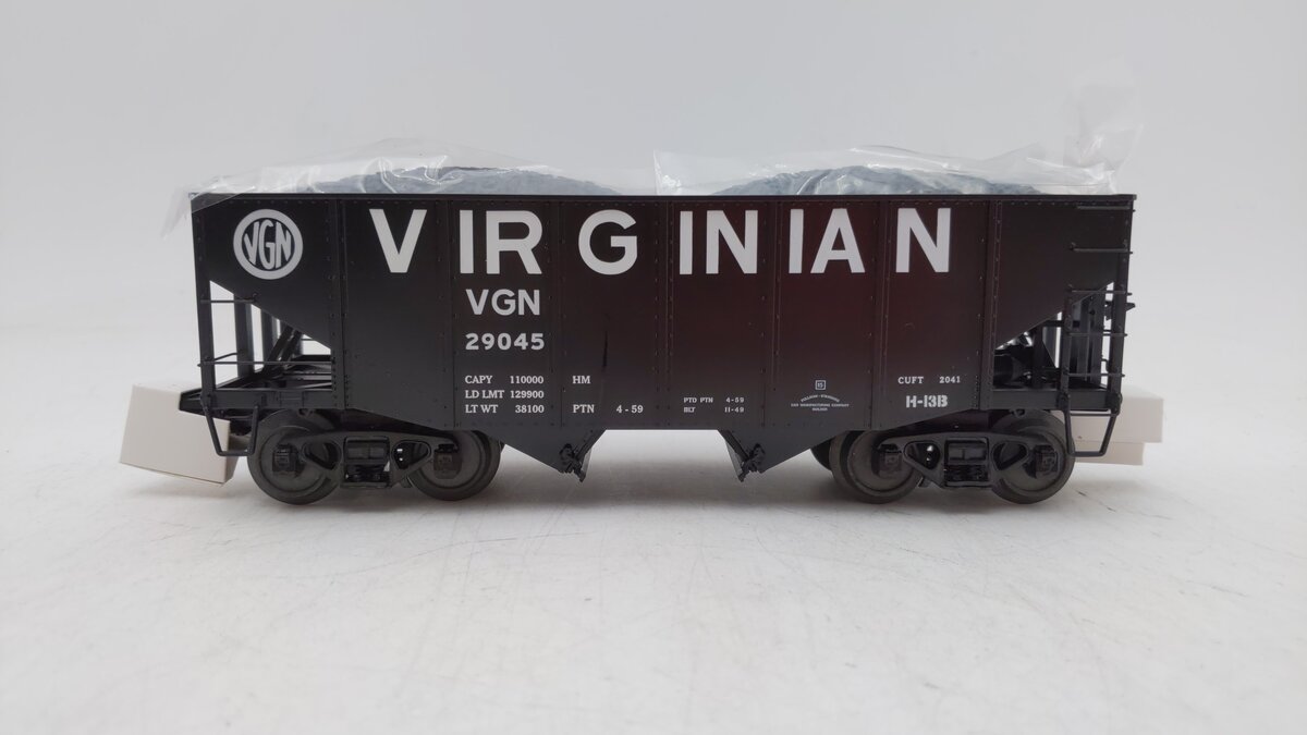 MTH 20-97309 Virginian 2-Bay Fishbelly Hopper #29045