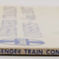 Santa Fe Passenger Train Consists - Jan. 1937 Paperback Book VG
