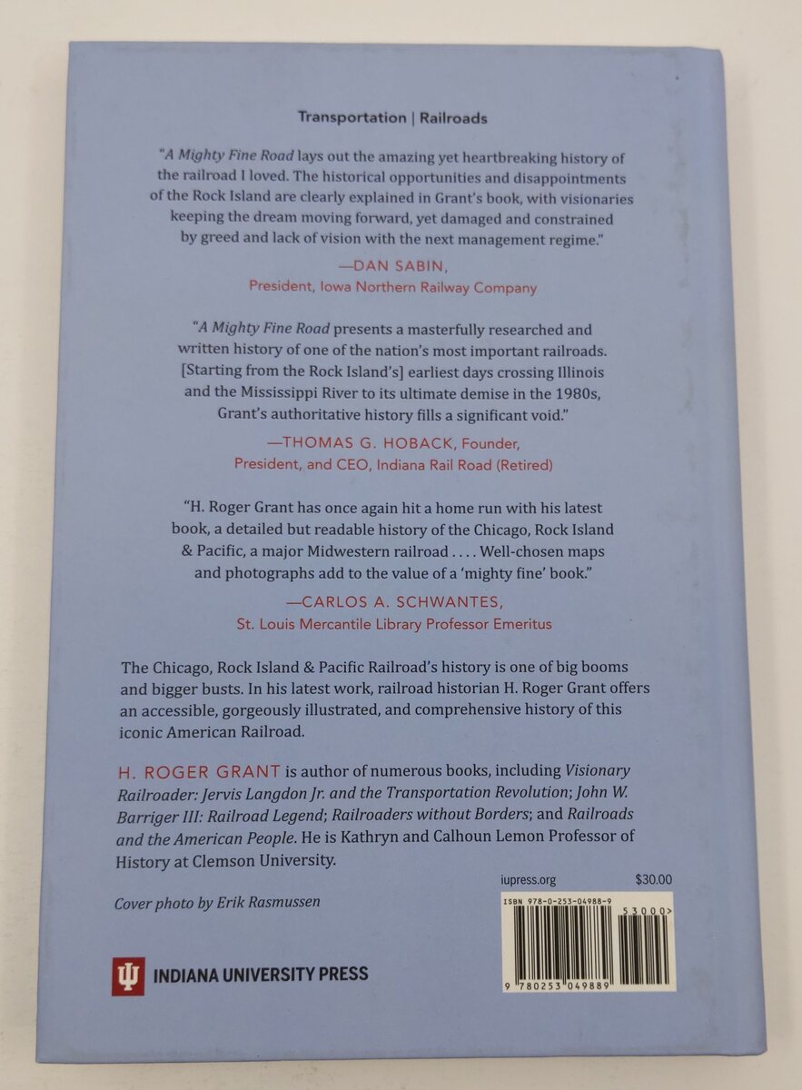 A Mighty Fine Road Hardcover Book By H. Roger Grant EX