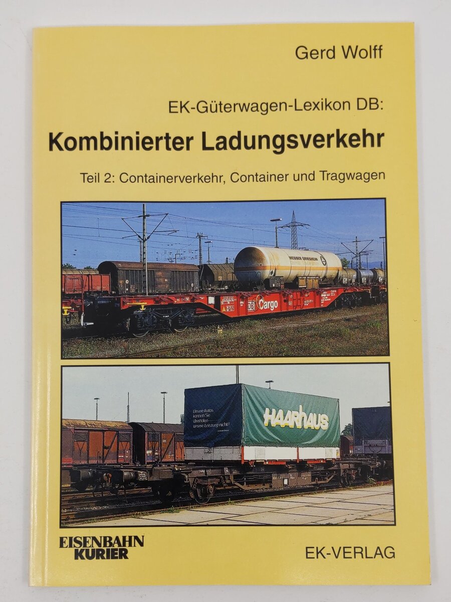 EK-Guterwagen-lexikon DB Paperback Book By Gerd Wolff EX
