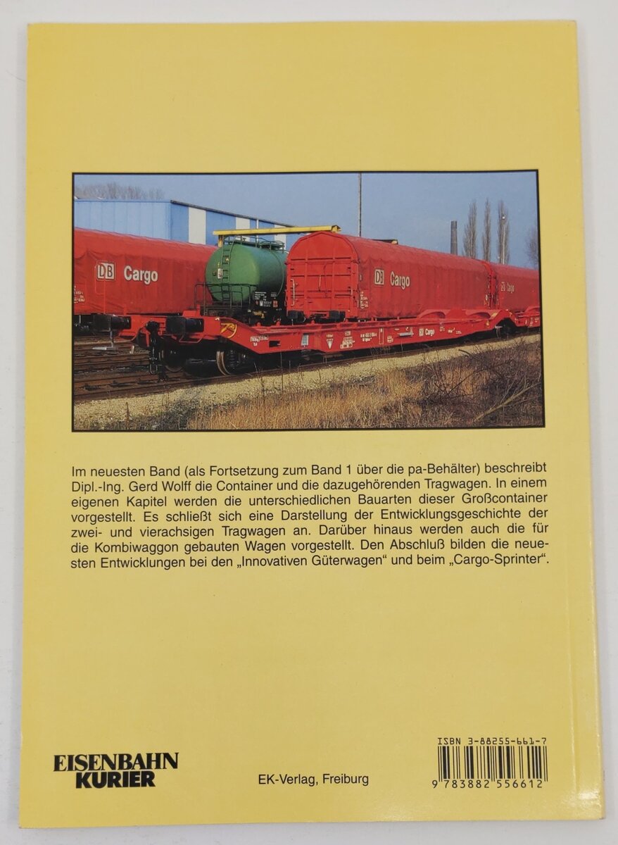 EK-Guterwagen-lexikon DB Paperback Book By Gerd Wolff EX