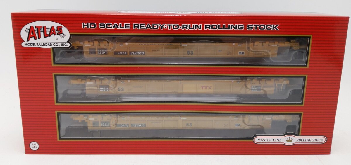 Atlas 20006626 HO TTX Forward Thinking Small Logo 53' Artic Well Car #728016