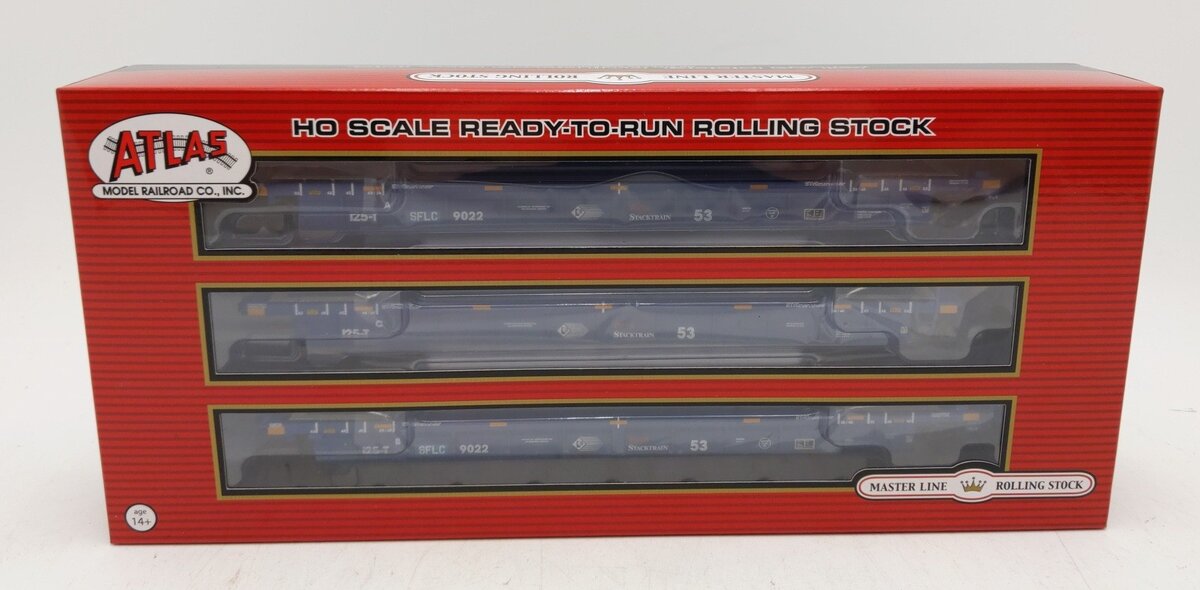 Atlas 20006616 HO Burlington Northern Santa Fe SFLC 53' Artic Well Car #9022