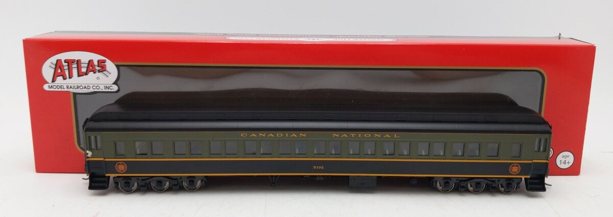 Atlas 20006169 HO Canadian National Paired Window Coach Car #5102