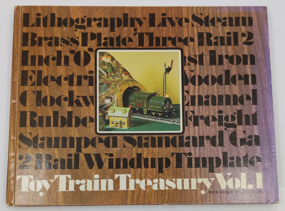 Toy Train Treasury - Vol. 1 Hardcover Book By Frank C. Hare, James J.Burke Jr. VG