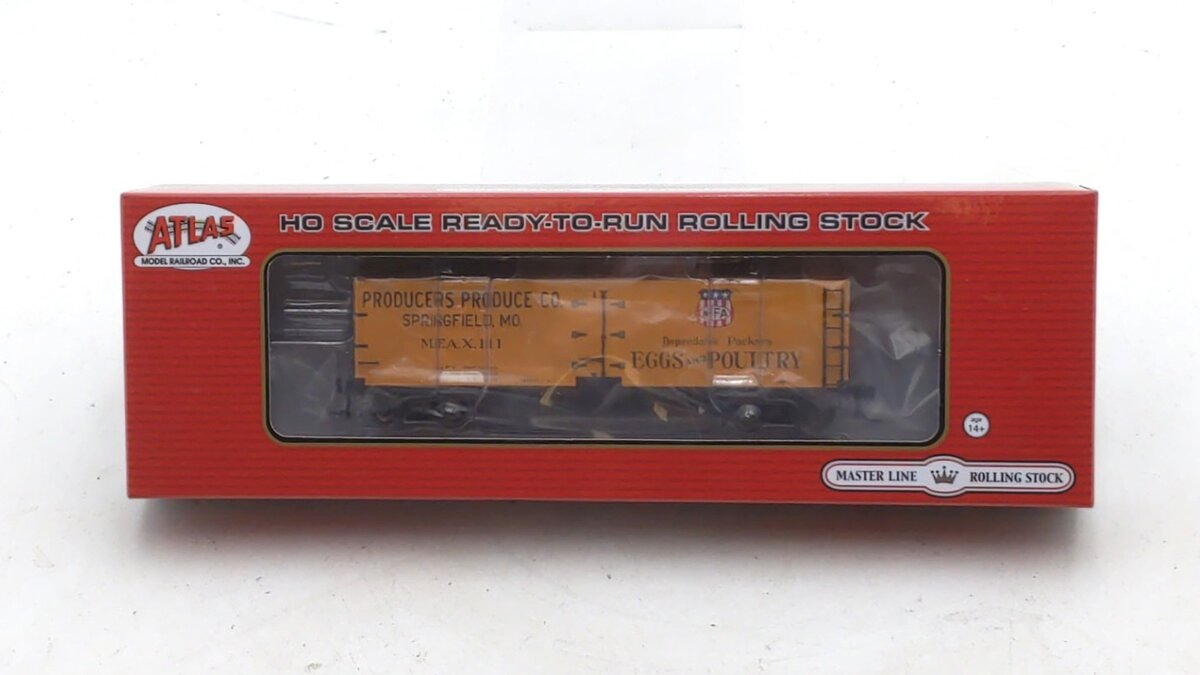Atlas 20005849 HO Scale Producers Produce Co. 40' Wood Reefer #111