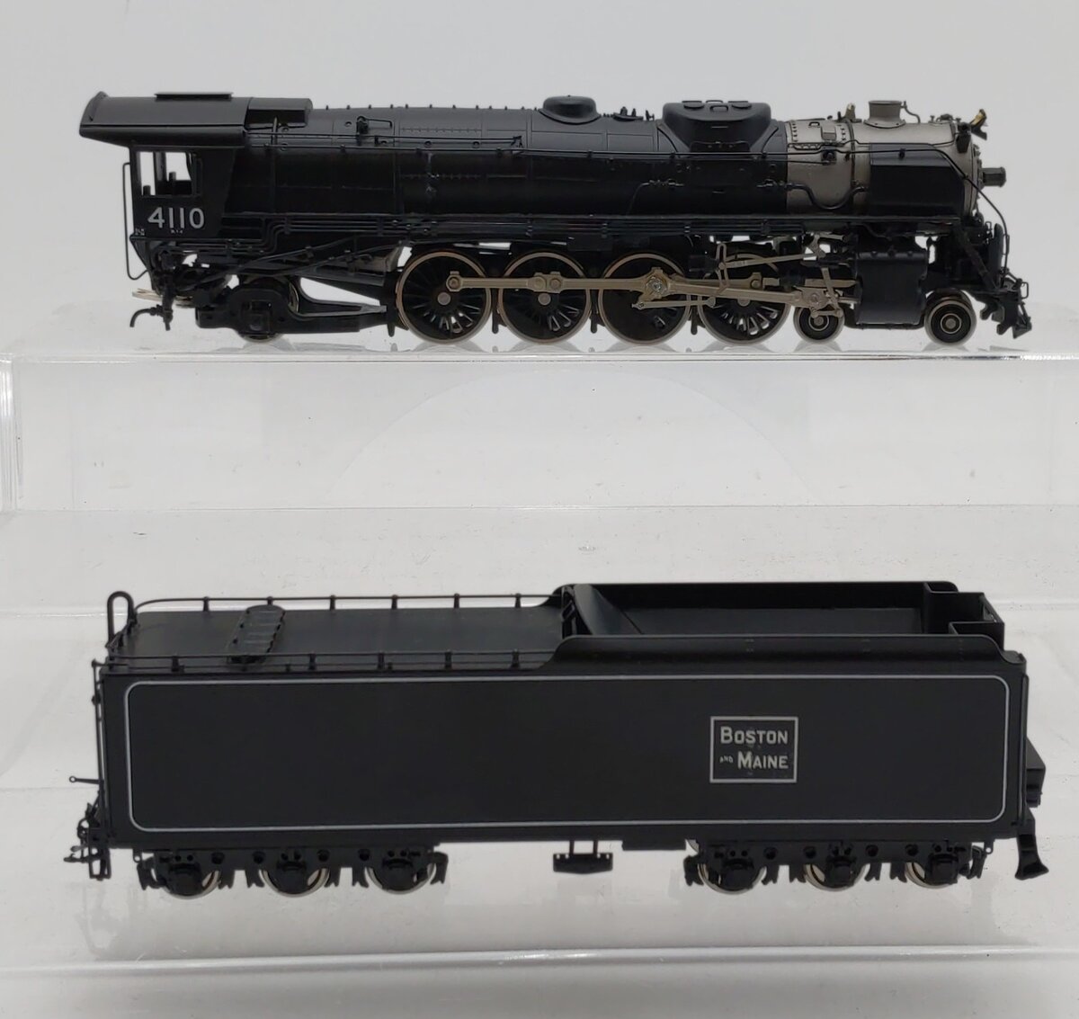 Key Imports HO Brass Boston & Maine R-1C 4-8-2 Steam Locomotive w/Tender #4110 LN/Box
