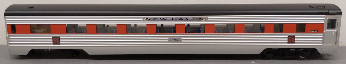 USA Trains 31152 G New Haven Corrugated Aluminum Coach #2, #8702 VG/Box