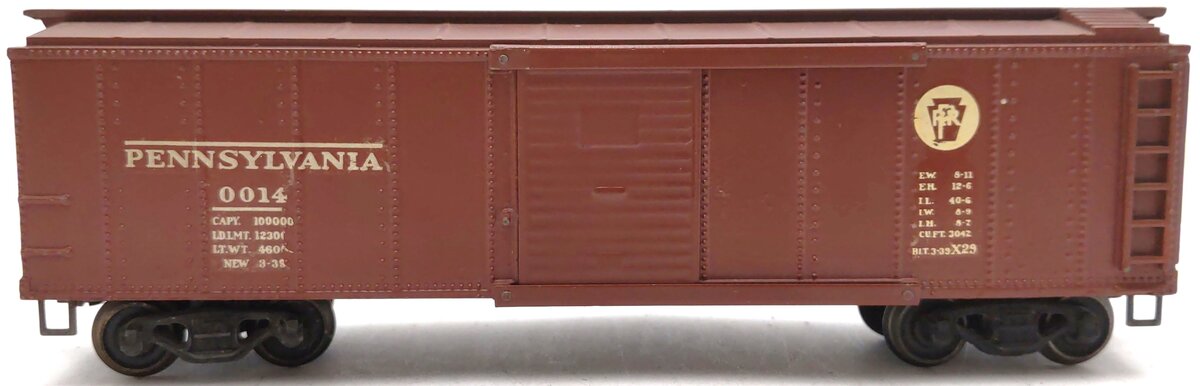 Lionel 0014 OO Scale Pennsylvania Boxcar VG