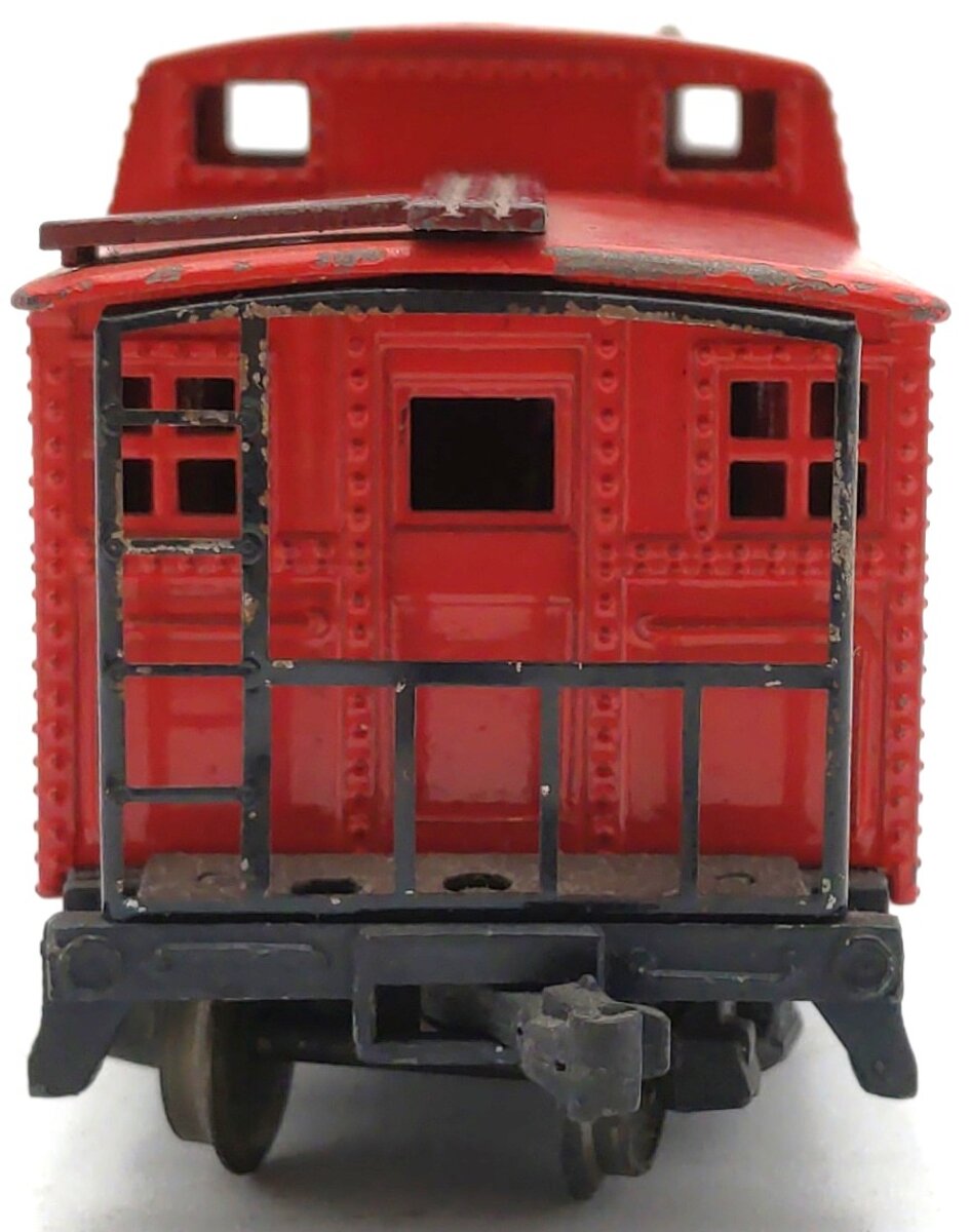 Lionel 0017 Full Detail OO Scale Red/Maroon Caboose VG