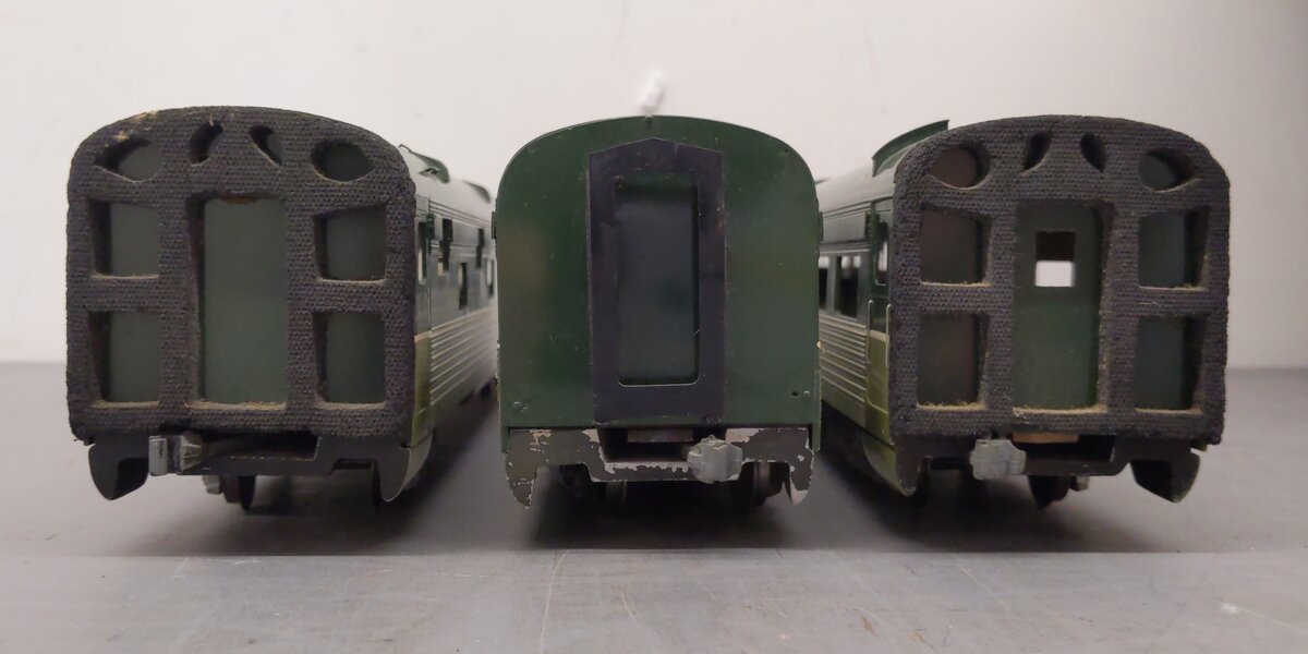 Custom O Scale Northern Pacific RDC & Passenger Car Set [2-Rail] VG