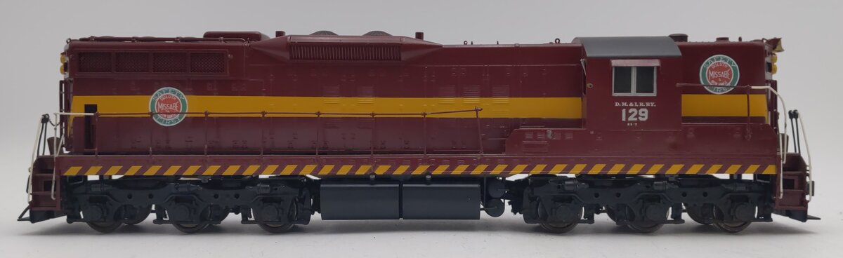 US Hobbies BRASS O Scale DM&IR Powered SD9 Diesel Engine #129 - Custom [2-Rail] VG