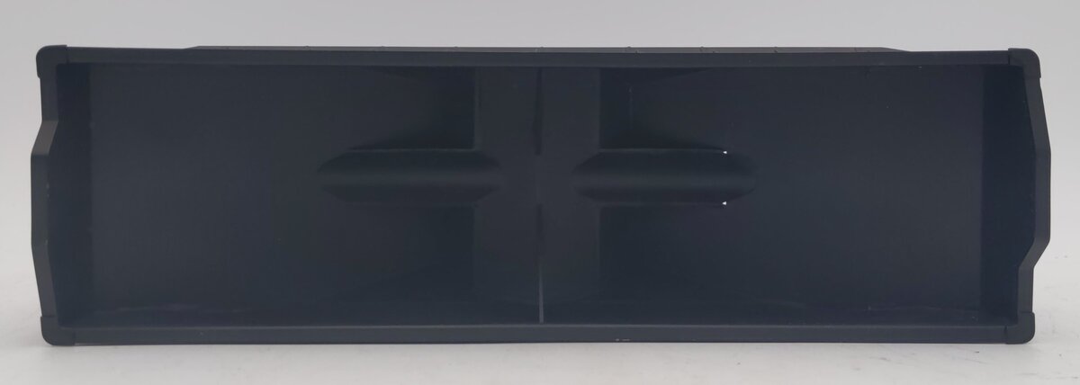 US Hobbies 502 O BRASS Offset Side Twin Hopper Peaked Ends EX/Box