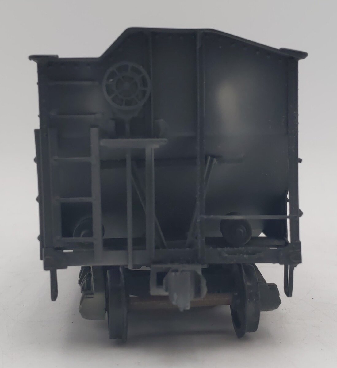US Hobbies 502 O BRASS Offset Side Twin Hopper Peaked Ends EX/Box