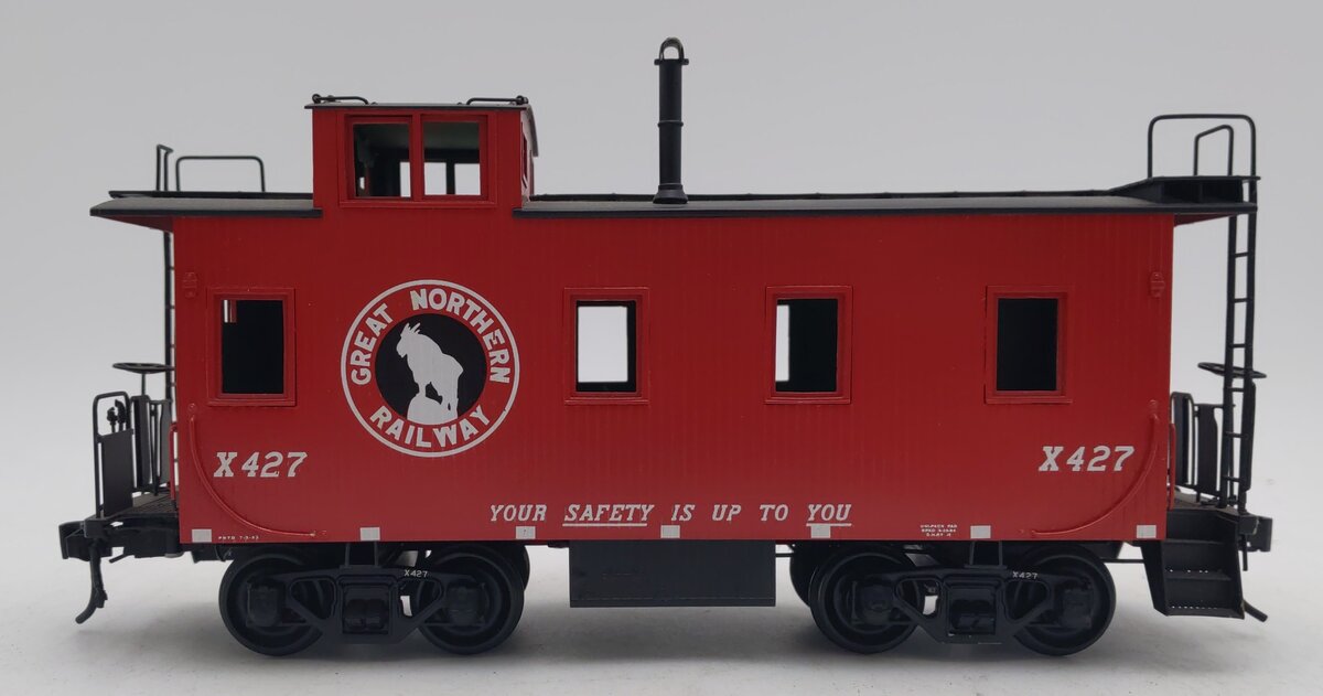 Oriental Limited O Scale BRASS Great Northern Offset Caboose #X427 [2-Rail] EX