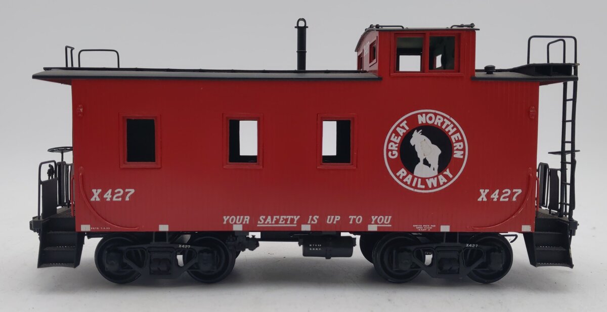 Oriental Limited O Scale BRASS Great Northern Offset Caboose #X427 [2-Rail] EX