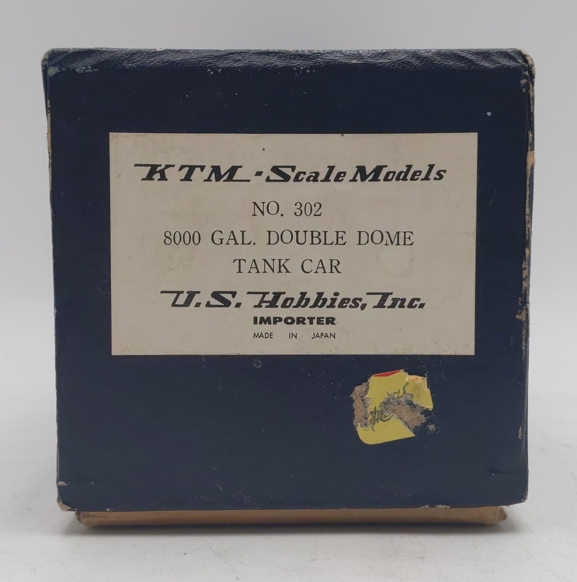 KTM 302 O Scale BRASS 8000 Gal Double Dome Tank Car EX/Box